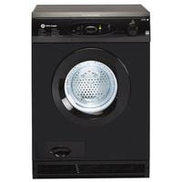 White Knight C86A7B 7kg Air Vented Tumble Dryer in Black Sensor Contro