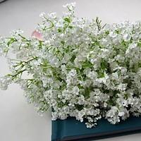 White Silk Baby Breath Bouquet 6 Pieces/Lot for Floral Design and Wedding Decoration