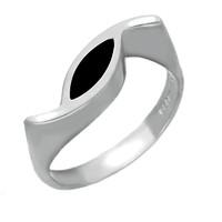 whitby jet ring toscana overlaping marquise sterling silver