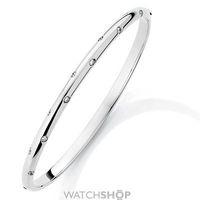 White Gold Diamond Bangle