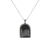 Whitby Jet Necklace The Abbey Silver