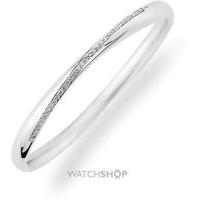 white gold diamond bangle