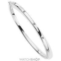 White Gold Diamond Bangle