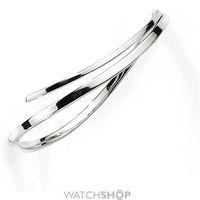 White Gold Modern Bangle