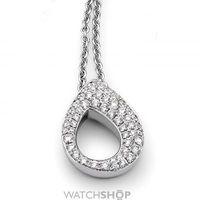 White Gold and Pave-set Diamond Neckpiece 17in/43cm