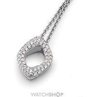 White Gold and Pave-set Diamond Neckpiece 17in/43cm