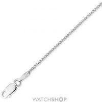 white gold spiga chain 1845cm