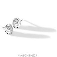 White Gold Pave-set Diamond Earrings