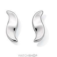 White Gold Stud Earrings