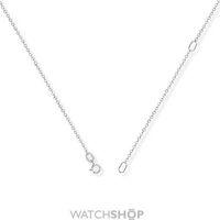 White Gold Convertible Fine Trace Chain 16/40cm to 18/45cm