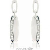 White Gold Diamond-set Drop Earrings