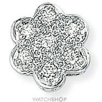 White Gold Diamond Flower Pendant