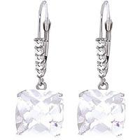 white topaz and diamond rococo drop earrings 72ctw in 9ct white gold