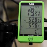 Wired Bike Bicycle Cycling Computer Odometer Speedometer Touch Button LCD Backlight Backlit Water-resistant Multifunction