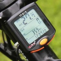 Wireless Bike Bicycle Cycling Digital Computer Odometer Speedometer Stopwatch Thermometer Night Light Backlight Backlit Rainproof Multifunction