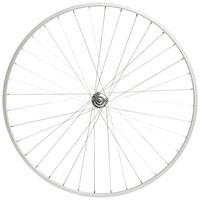 Wilkinson Rear Wheel 36 Hole Hybrid Single Wall Rim, Quick Release Screw on Hub, Silver Spokes - 700C x 135 mm, Silver
