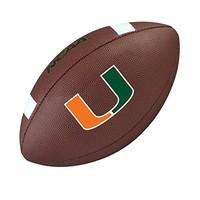 WILSON Miami Hurricanes NCAA official senior composite american football