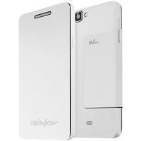 WIKO Flip cover Rainbow Flip Cover Compatible with (mobile phones): Wiko Rainbow White