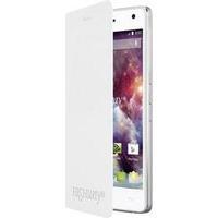 WIKO Flip cover Highway 4G Flip Cover Compatible with (mobile phones): Wiko Highway 4G White