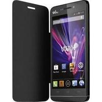 WIKO Flip cover Wax Flip Cover Compatible with (mobile phones): Wiko Wax Black