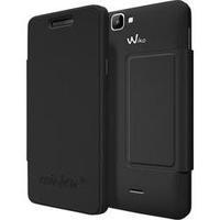 WIKO Flip cover Rainbow 4G Flip Cover Compatible with (mobile phones): Wiko Rainbow 4G Black