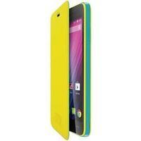 WIKO Flip cover Lenny Flip Cover Compatible with (mobile phones): Wiko Lenny Neon yellow