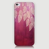 Willow Leaf Pattern Back Case for iPhone5/5S