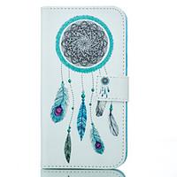 Wind Chime Pattern Card Stand Leather Case for Samsung Galaxy J1/J5