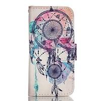 Wind Chime Painted PU Phone Case for iphone5SE