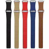 Winding Real Leather Watchband Sport Band for Apple Watch 42mm