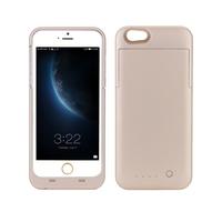 [with MFi Certification] Maxnon M6P 4000mAh External Built-in Battery Power Bank Case Pack Backup Charger Cover Full Case Protection for iPhone 6 Plu