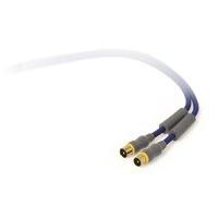 wires nx 69 series coaxial 15m coax plug to coax plug greyblue