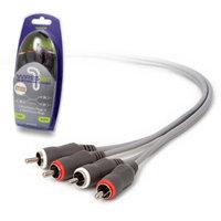 Wires 1st 64 Series - 3.5mm Stereo Plug - 2 X Rca/phono Plugs 1.0m Lengt