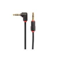 Wires Nx2 Rt Angle 3.5mm Stereo Pl - 3.5mm Stereo Pl - 0.5m