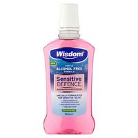 wisdom mouthwash sensitive defence 500ml