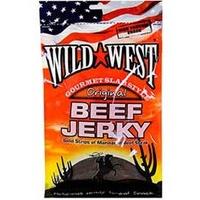 wildwest beef jerky strips slab style 100g bags