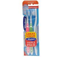 Wisdom Regular Plus Medium 3 Pack Toothbrushes