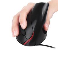 wired vertical mouse ergonomic design mice 5 buttons optical usb pc la ...