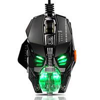 Wired RGB LED Backlit Breath 4000DPI 8 Buttons Gaming Mouse Mice Metal USB Ergonomic Optical Gamer Mouse Laptop Computer