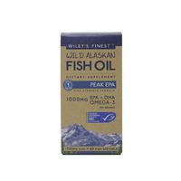 Wiley\'s Finest Wild Alaskan Fish Oil Peak EPA, 1250mg, 60Caps