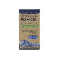 Wiley\'s Finest Wild Alaskan Fish Oil Minis, 450mg, 180Caps