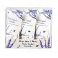 WILD ENGLISH LAVENDER Soft Hands Collection 3 x 30ml Luxury Hand & Nail Cream