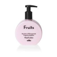 Wilko Fruits Hand Lotion 250ml Strawberry and Pomegranate