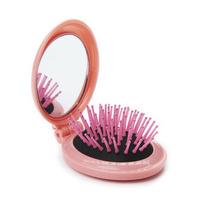 wilko folding hairbrush mirror fuchsia