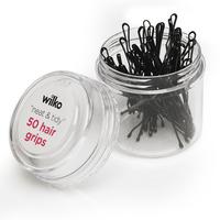 wilko hair grips medium black 50pk