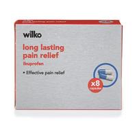 Wilko Long Lasting Pain Relief Ibuprofen 8pk