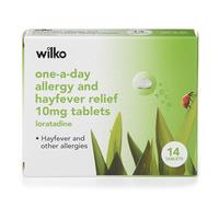 Wilko One a Day Hayfever and Allergy Relief 14pk
