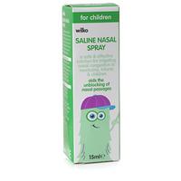 Wilko Childrens Saline Nasal Spray 15ml