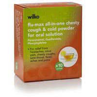 Wilko Flu Max All In One Chesty 10pk