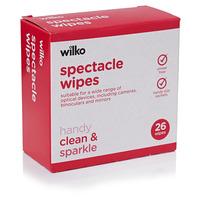 Wilko Spectacle Wipes 26pk